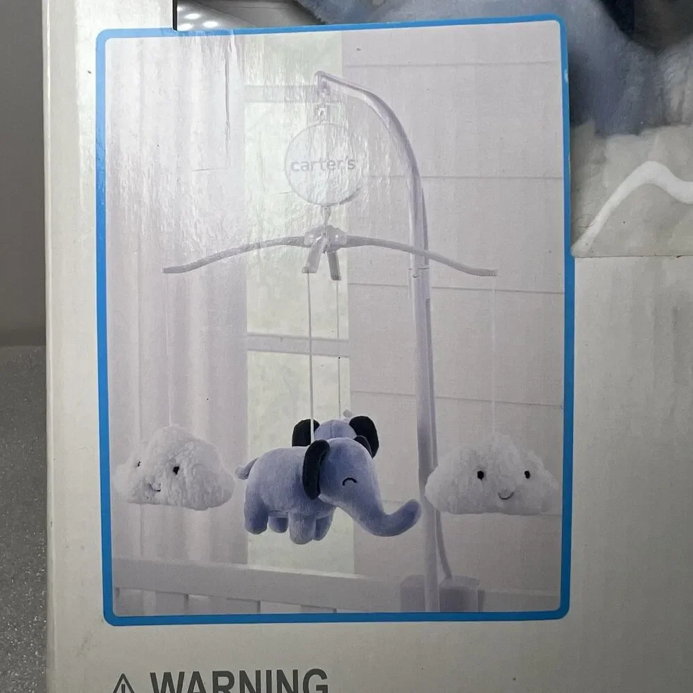 Carter's Modern Forest Pals Musical Mobile - Elephant & Cloud Birth - 5 Months
